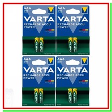 8 Batterie Ricaricabili VARTA