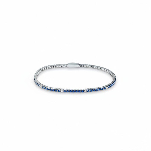 Bracciale tennis argento bliss - bracciale,