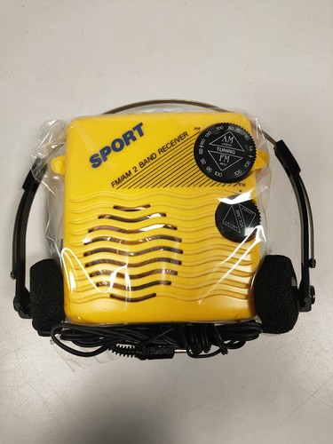 Radio portatile con cuffie - portatile,