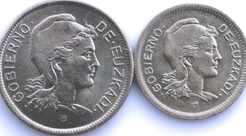 España 1937 monedas - espaÑa,