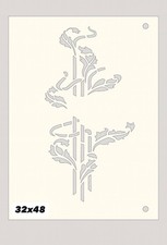 Stencil per legno - stencil, muro