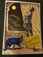 Giovanni ROMANINI Cartolina Fumetteria