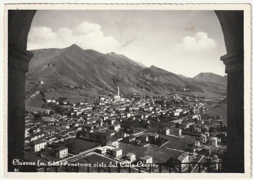 Clusone bergamo panorama - clusone,