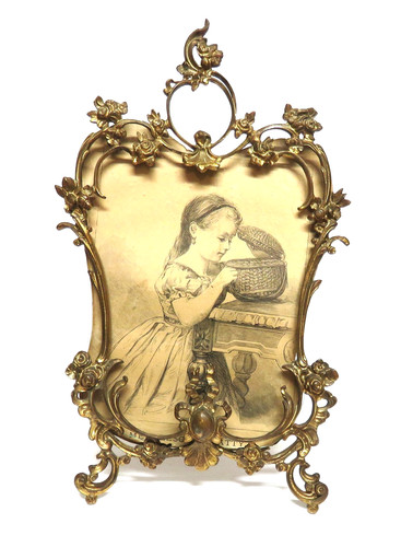 Elegante cornice rococò - ,