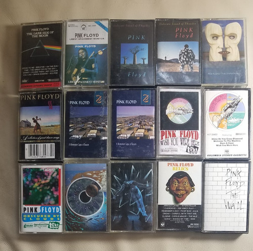 Lot pink floyd cassette - pink,