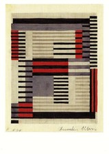 Cartolina Anni Albers "Disegno