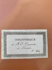 Ex-libris CAUMARTIN de
