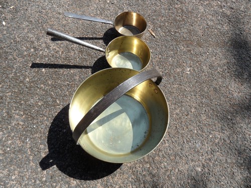Old large heavy brass - old,