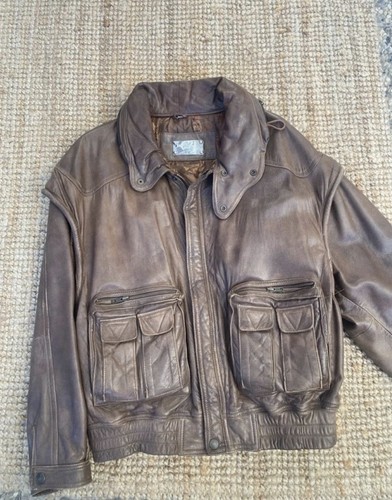 Giacca pelle uomo vintage - pelle,