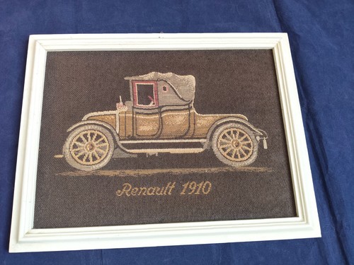 Quadretto ricamato renault - ricamato,