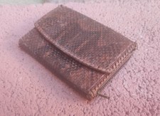 Portafoglio borsellino donna vera pelle PITONE - USATO