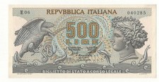 500 lire aretusa - aretusa,