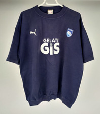 Felpa Maglia Pescara Calcio GIS Gelati Puma blu vintage SerieA Stagione88/89-XXX
