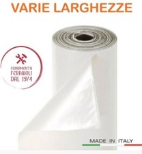 TELO TELONE IN POLIETILENE TRASPARENTE PER SERRE TUNNEL E COPERTURE VARIE MISURE