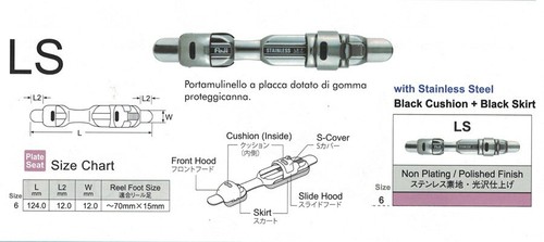 Placca porta mulinello fuji - placca,