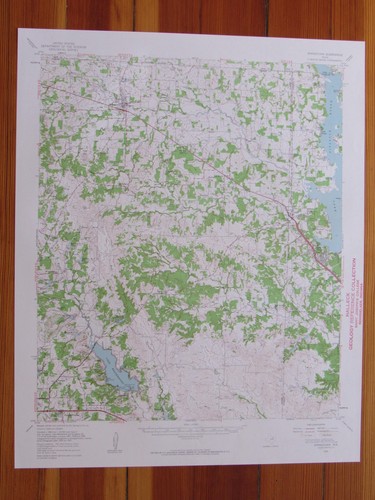 Springtown texas 1961 mappa - springtown,