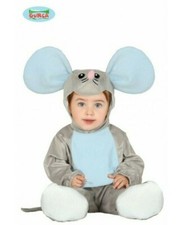 CARNEVALE HALLOWEEN VESTITO TOPO MOUSE TOPOLINO PRIMA INFANZIA NEONATO