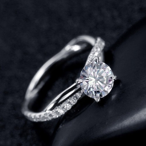 Anello solitario argento - , 925