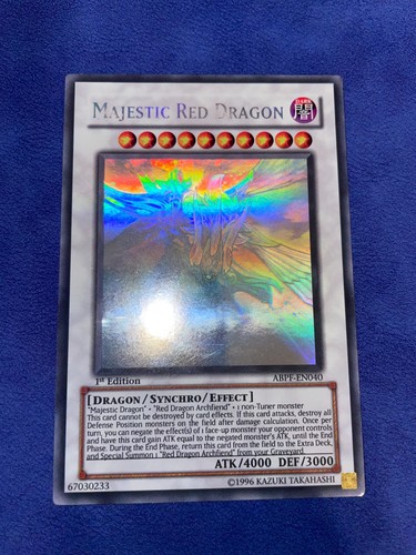 Yugioh maestoso drago rosso - maestoso,