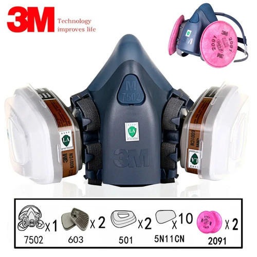 7502 respiratore per gas - 3m,