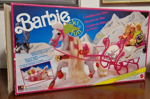 Cavallo blizzard con slitta - blizzard,