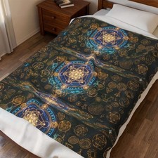 Coperta Peluche Mandala