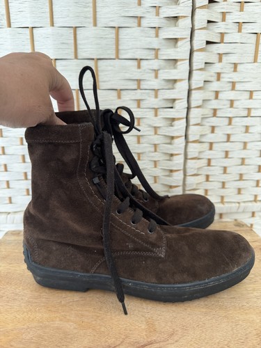 Tod brown suede lace - lace, up