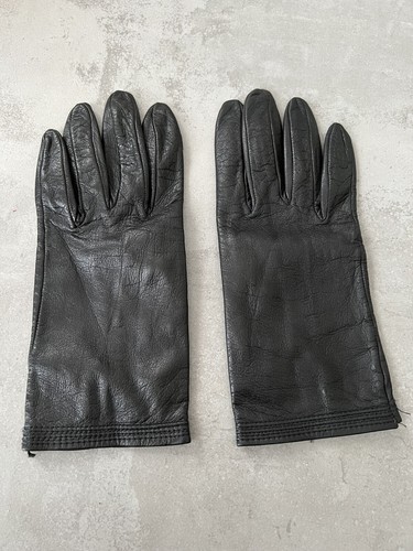 Guanti pelle colore nero - in,