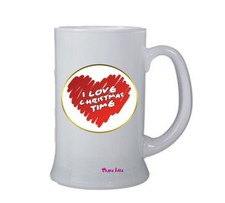 Boccale birra bicchiere i love