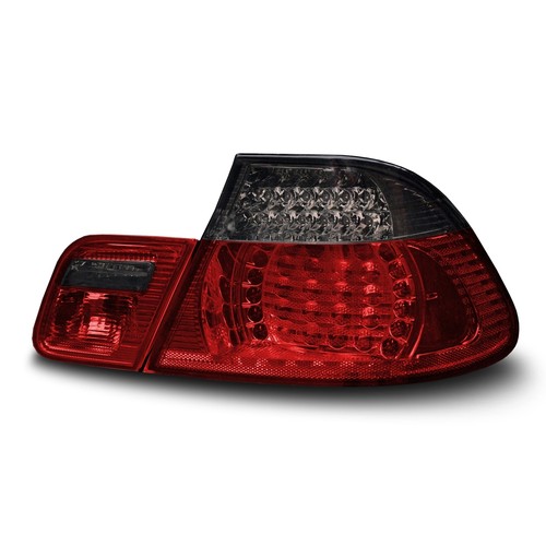 Led luci posteriori - nero, rosso