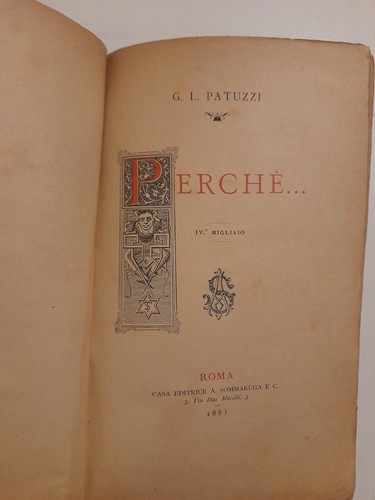 Libro 1883 perché - libro, patuzzi