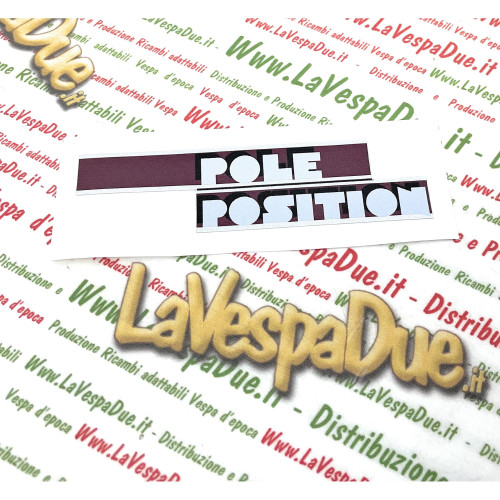 Adesivo emblema targhetta - , pole