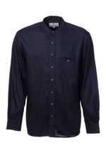Camicia di lino del nonno blu