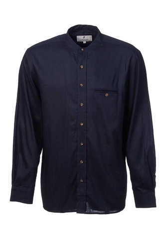 Camicia lino del nonno - camicia, blu