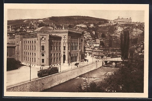 Cartolina sarajevo vijecnica - sarajevo,,