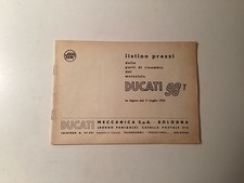 Ducati listino prezzi ricambi