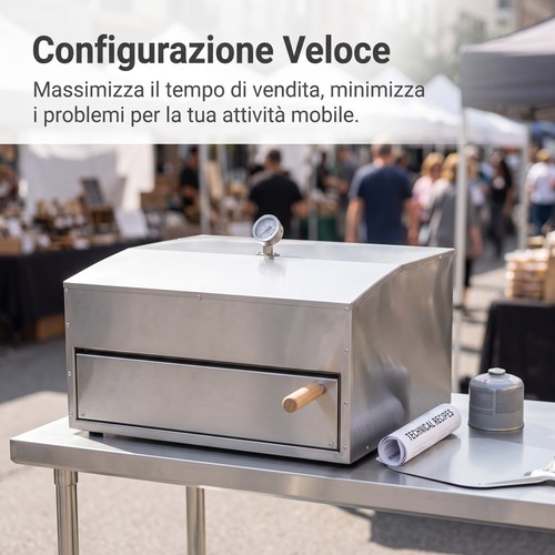 Forno pizza gas esterno - gas,