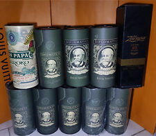 Rum 10 Bottiglie Vuote Diplomatico + 1 Zacapa + 1 Don Papa x Esposizione + conf.