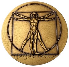 RAVENNA 50° SCUOLA PROVINCIALE EDILI 1999 MEDAGLIA BUCCI UOMO VITRUVIANO