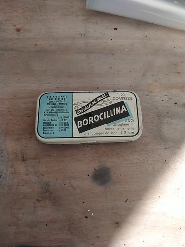 Scatola medicine borocillina - scatola,