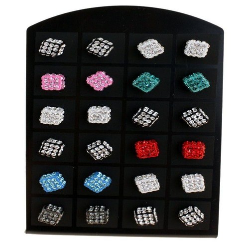 Paio orecchini emeco strass - 1,