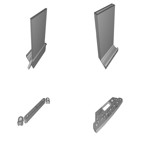 Base supporto volante con - base,