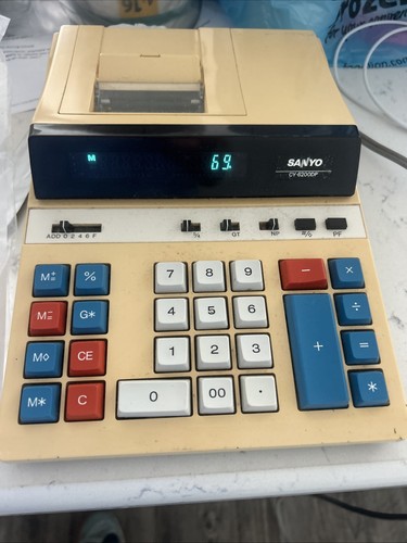Calcolatrice elettrica sanyo - elettrica,