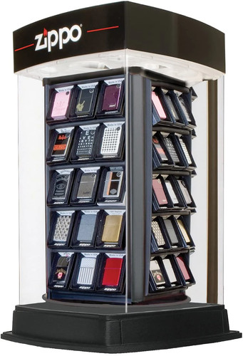 Zippo vetrina espositore vetro - zippo,