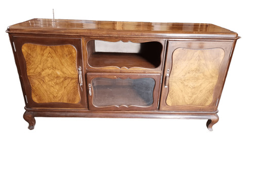 Credenza vetrina noce - in,