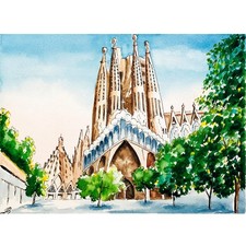Acquerello originale Sagrada