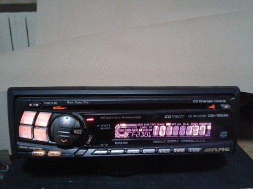 Alpine cdm 7856rm radio cd - cdm-7856rm, radio,