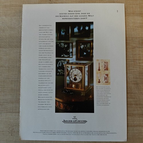 Jaeger lecoultre atmos - jaeger-lecoultre, 1994