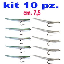 artificiali pesca traina mare spinning gomma esca spinning spigola serra sgombro