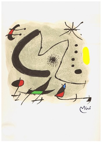 Joan miro lettera m - joan,